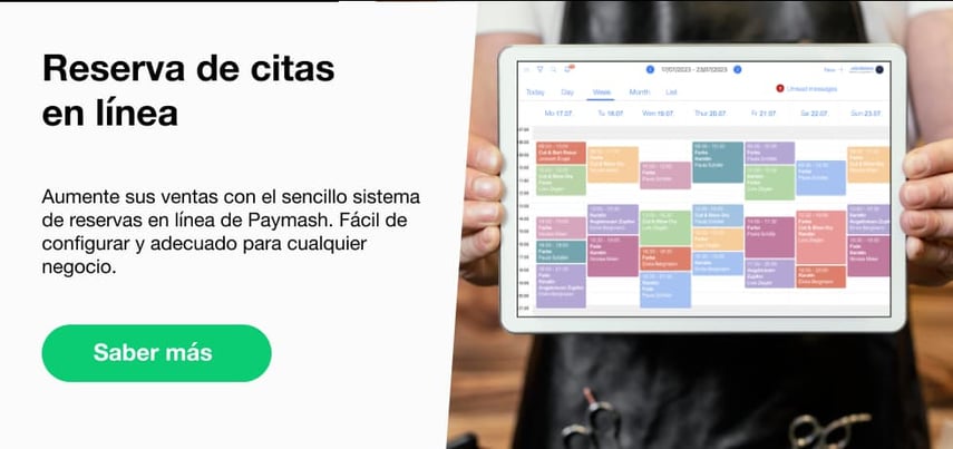 La reserva de citas online de Paymash