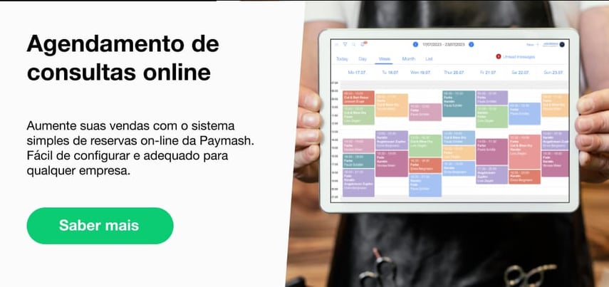 Marcações online da Paymash