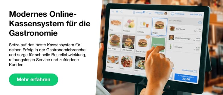 Modernes Online-Kassensystem für die Gastronomie