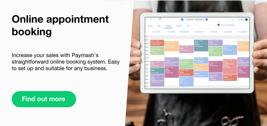 The online appointment booking from Paymash